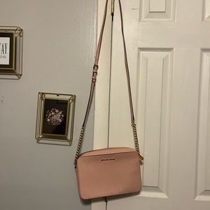 Michael Kors light Pink crossbody purse